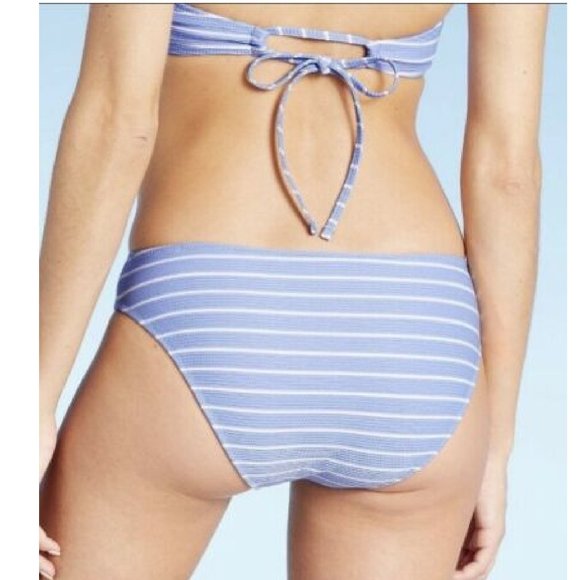 Women's Ribbed Hipster Bikini Bottom - Picture 2 of 3
